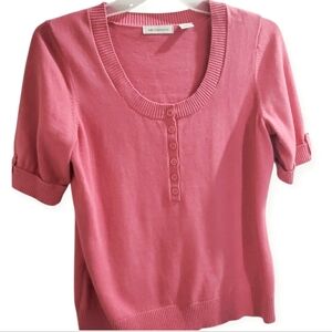 Liz Claiborne 'Pretty In Pink' Sweater Size XL